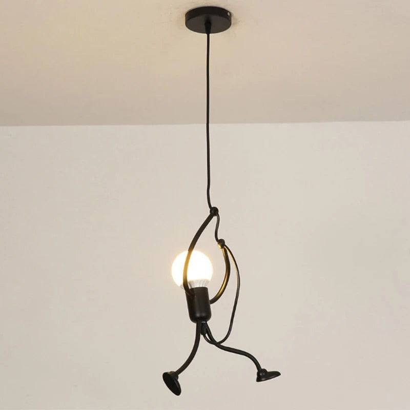 Suspension Lumineuse en Forme de Poupée - Apportez de la Joie à Votre Intérieur