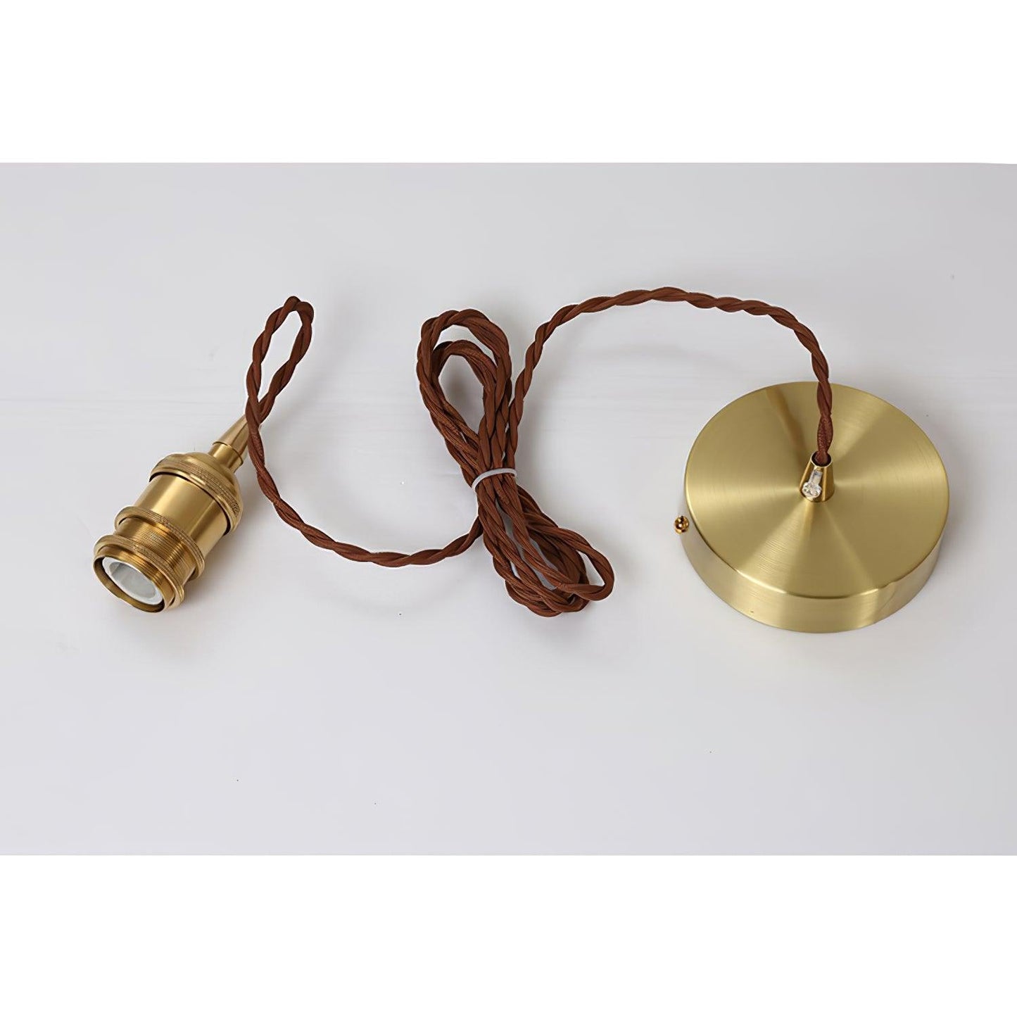 Suspended Vintage Brown Glass Pendant Light – Élégance Classique