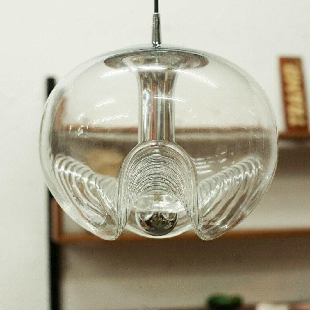 Suspension Moderne "Welle" Inspirée des Vagues avec Éclairage LED