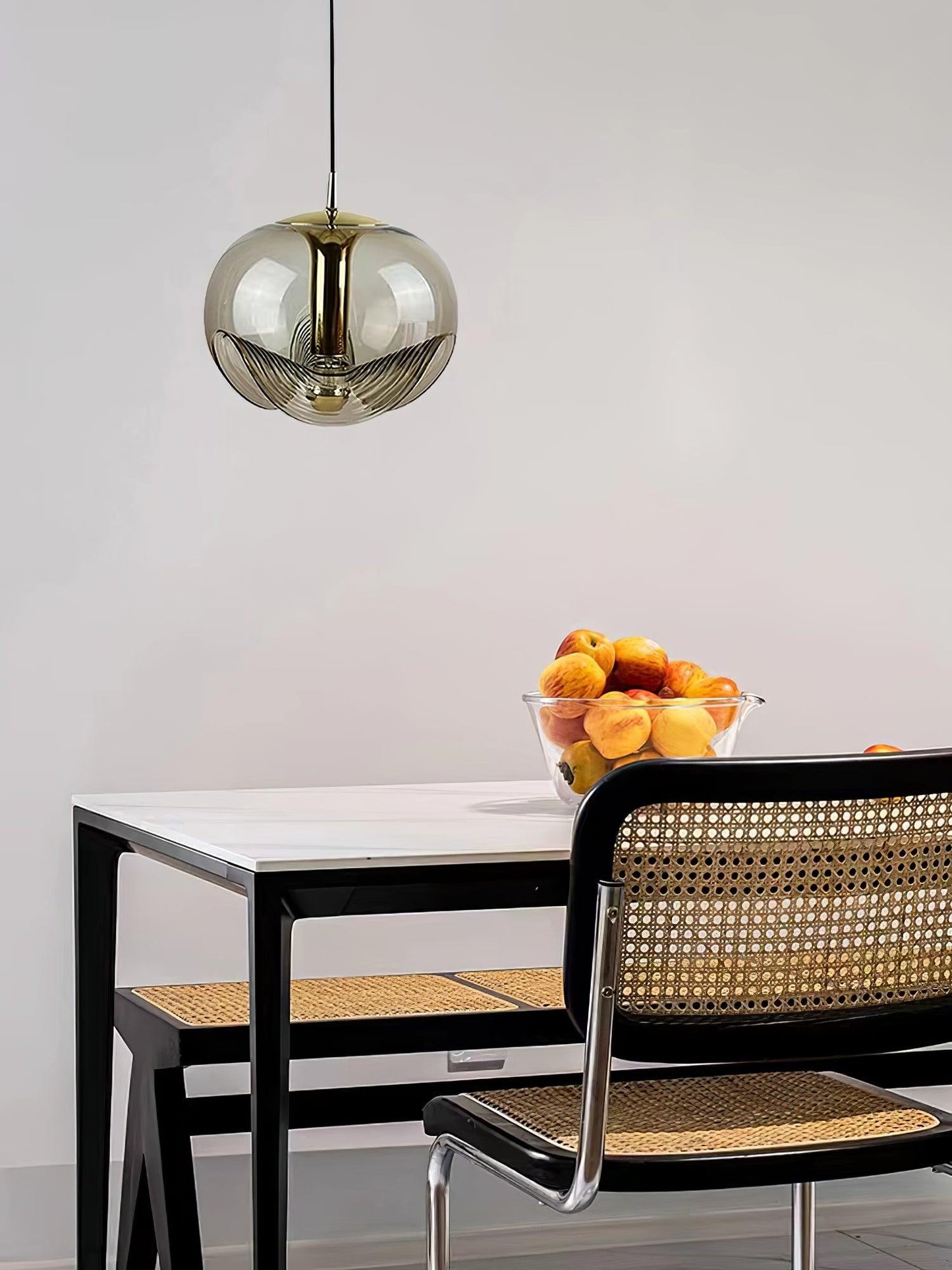 Suspension Moderne "Welle" Inspirée des Vagues avec Éclairage LED