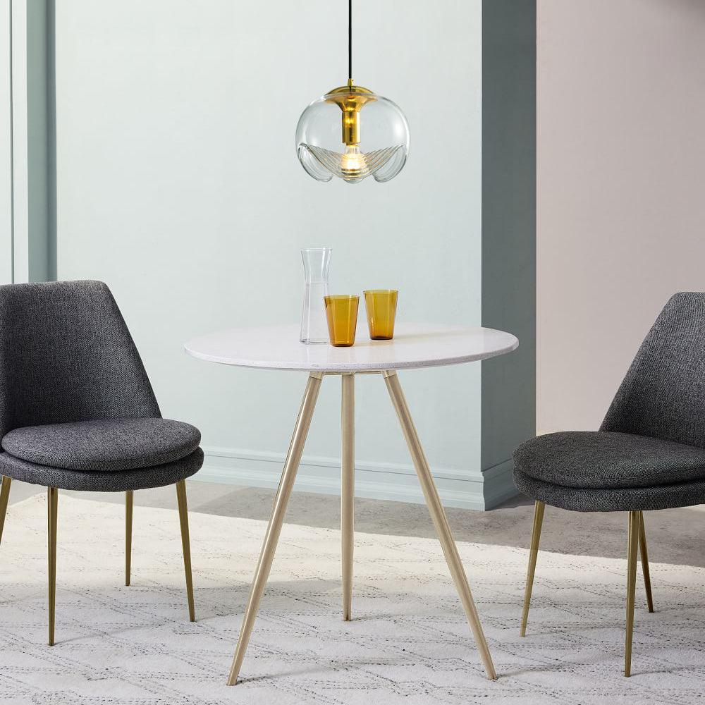 Suspension Moderne "Welle" Inspirée des Vagues avec Éclairage LED