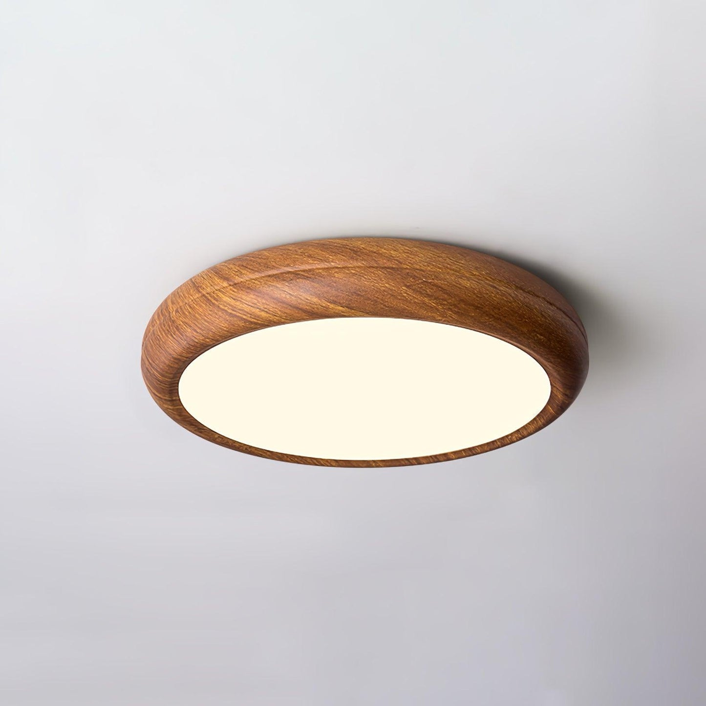 Plafonnier Rond en Bois et Acrylique – Élégance Moderne et Raffinée pour Votre Intérieur