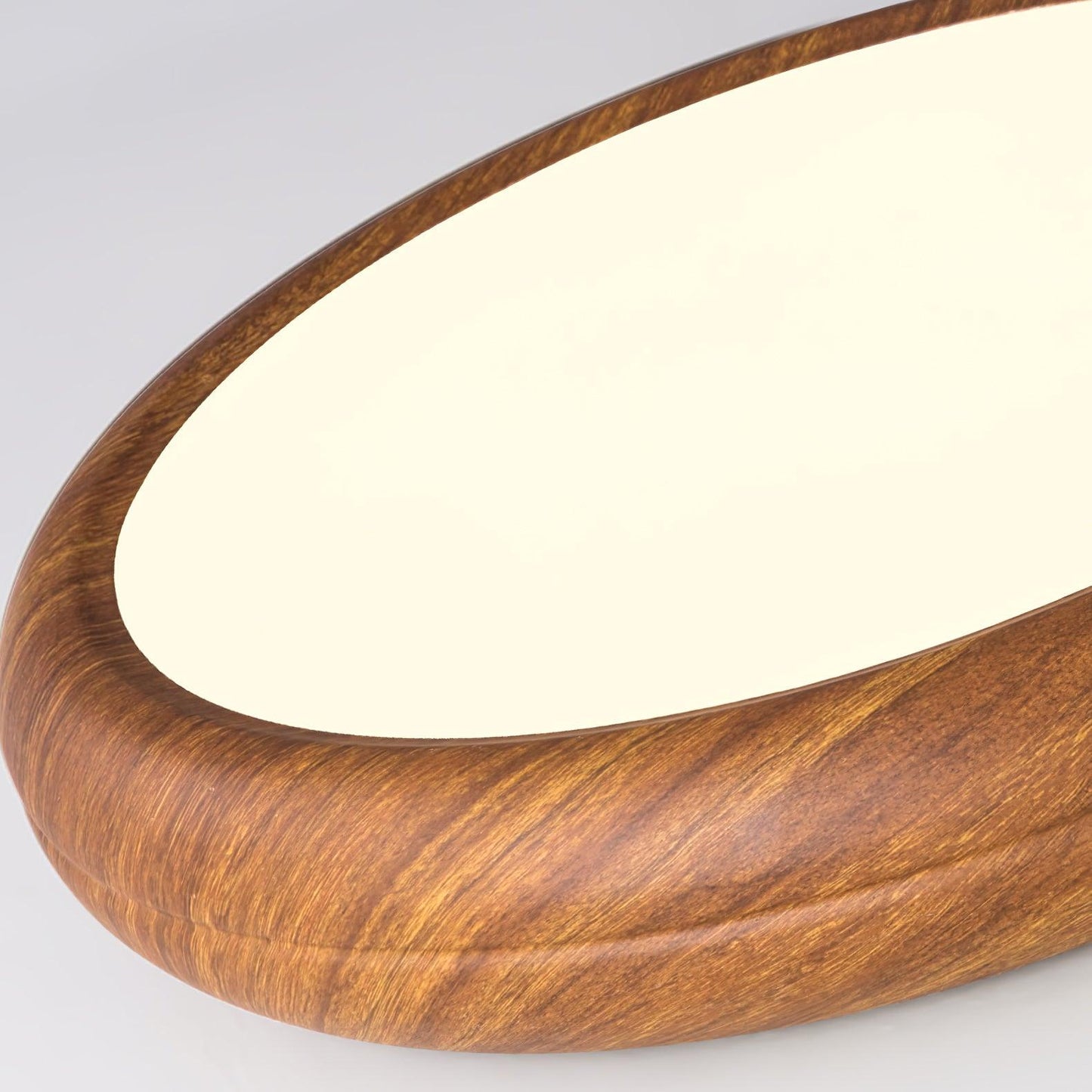 Plafonnier Rond en Bois et Acrylique – Élégance Moderne et Raffinée pour Votre Intérieur