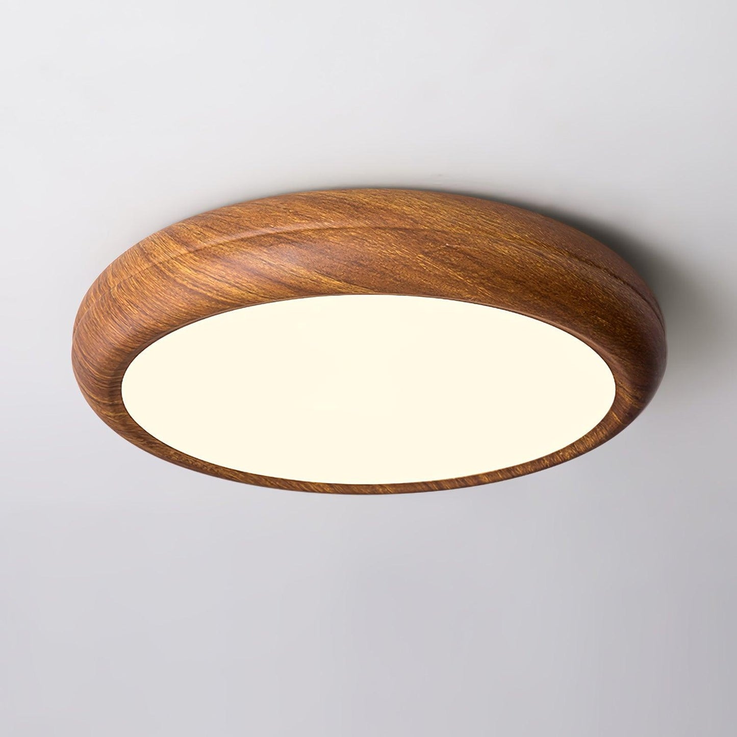 Plafonnier Rond en Bois et Acrylique – Élégance Moderne et Raffinée pour Votre Intérieur