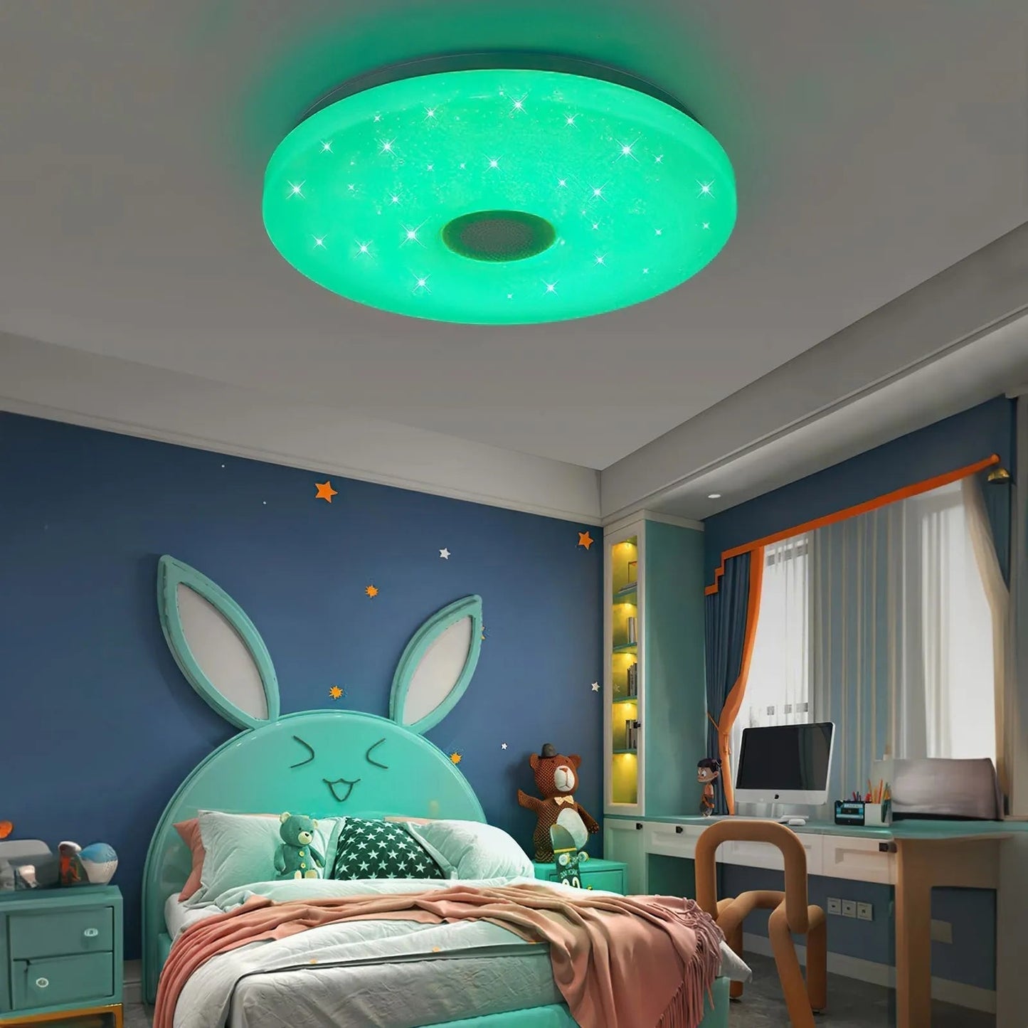 Plafonnier Smart Modern RGB - Éclairage Dynamique et Multicolore avec Contrôle Smartphone
