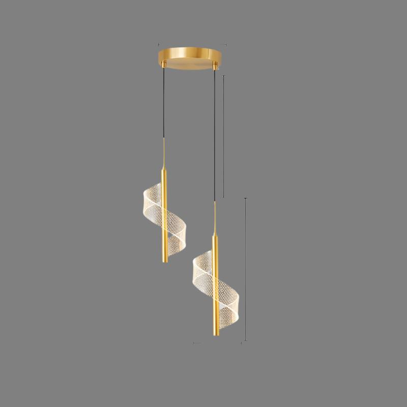 Suspension LED Moderne en Métal - Éclairage Contemporain Écoénergétique