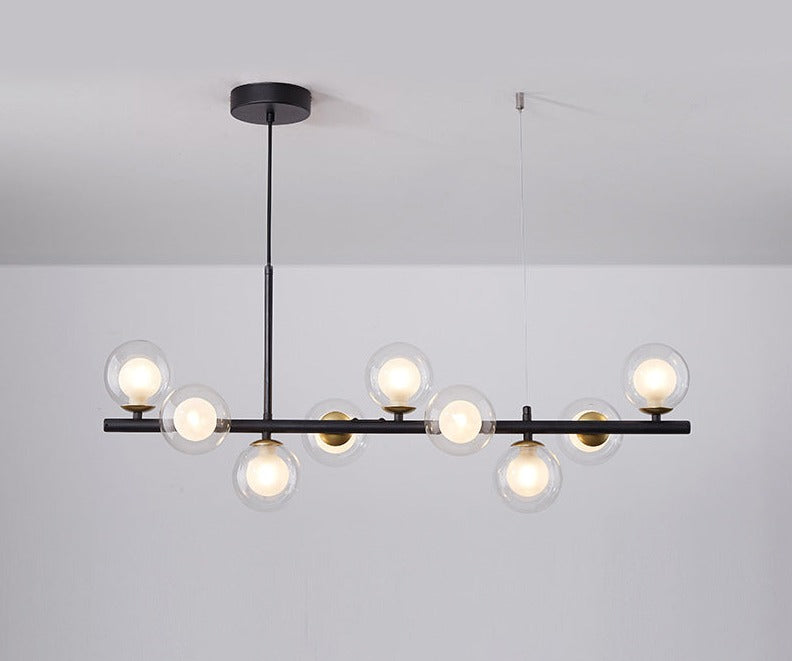 Armature - Pendelleuchte Luxueuse pour Salle à Manger, Élégance Moderne avec Verre et Métal