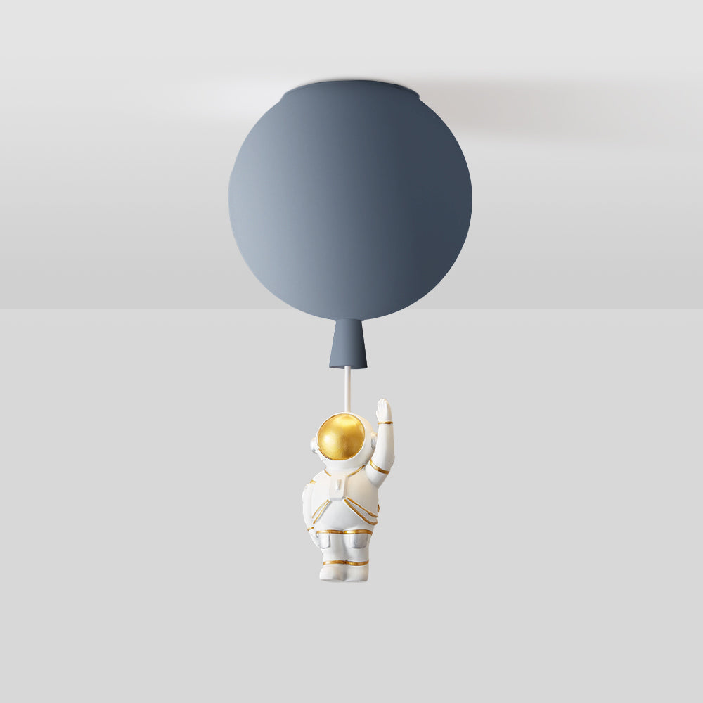 Lampe LED Moderne Lune Astronaute - Suspension Éclairante Unique pour Chambre