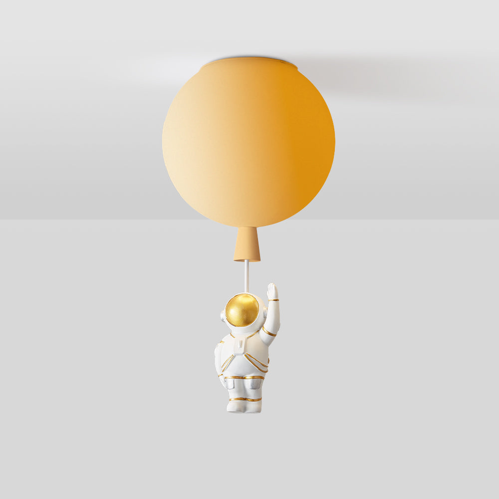 Lampe LED Moderne Lune Astronaute - Suspension Éclairante Unique pour Chambre