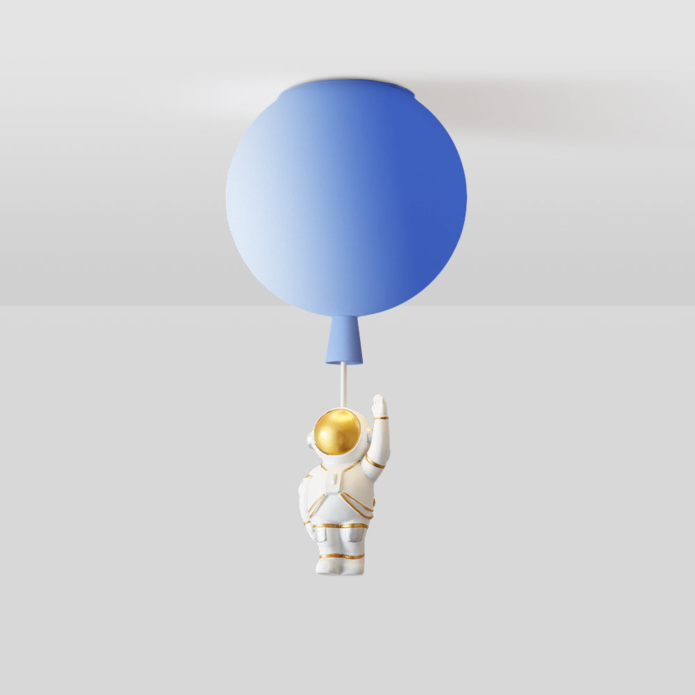 Lampe LED Moderne Lune Astronaute - Suspension Éclairante Unique pour Chambre