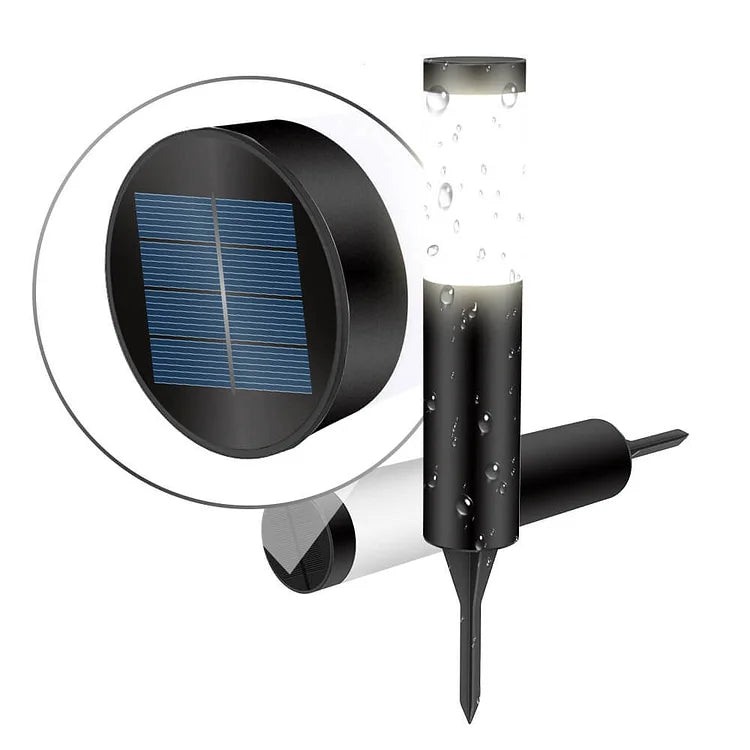 Lampe Solaire de Jardin – Éclairage Extérieur en Acier Inoxydable avec LED Haute Luminosité