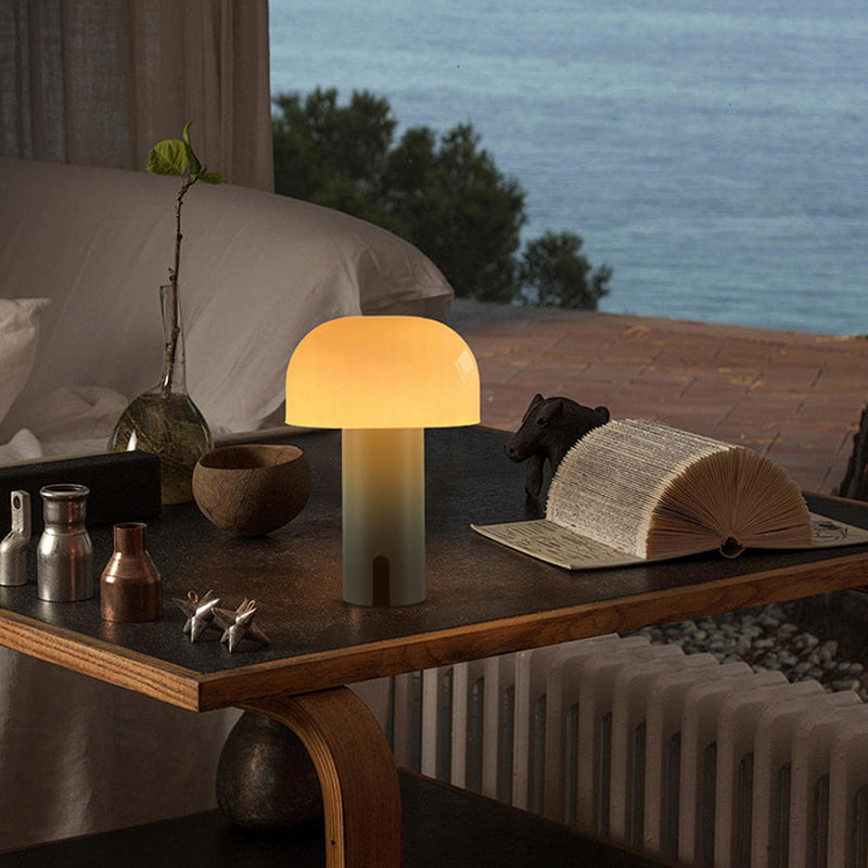Lampe de Table Design Européen - Lampe de Nuit Tactile et Sans Fil avec Fonction Dimmable