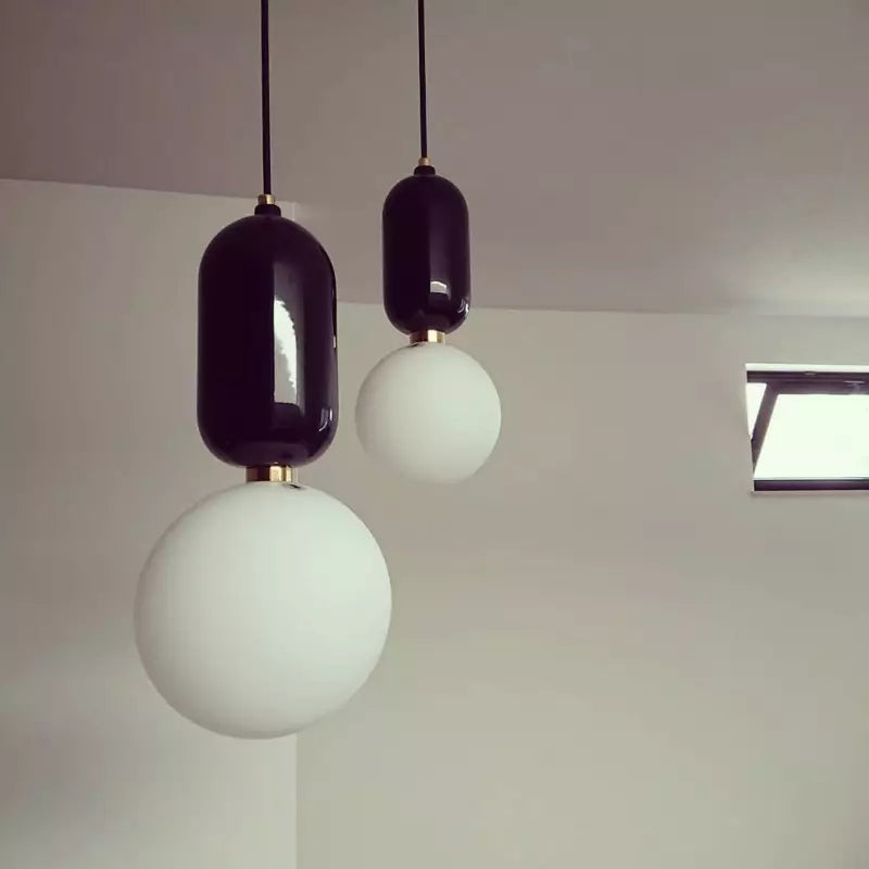 Lampe Pendante en Forme de Boule - Design Moderne pour Cuisine et Salon