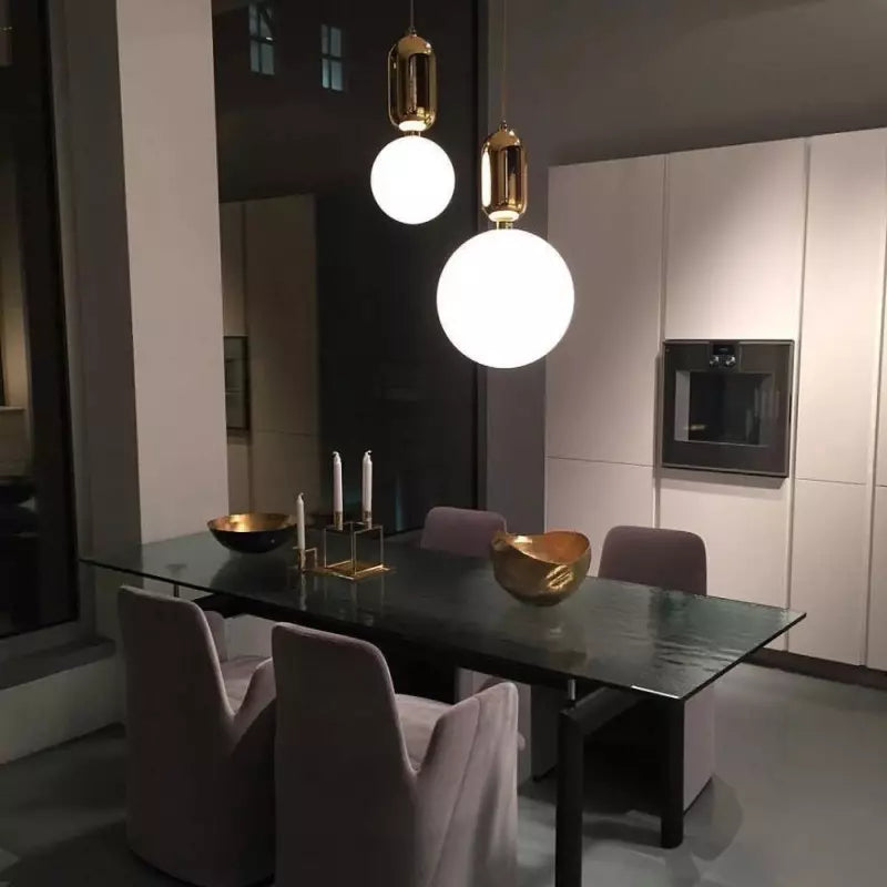 Lampe Pendante en Forme de Boule - Design Moderne pour Cuisine et Salon