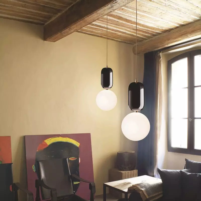 Lampe Pendante en Forme de Boule - Design Moderne pour Cuisine et Salon