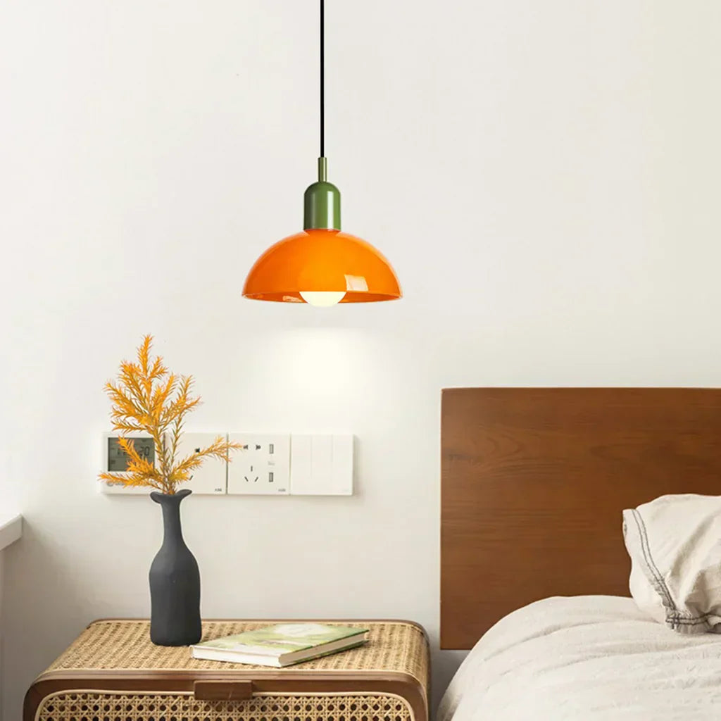 Suspension en Verre LED - Lampe Moderne avec Forme Élegante, Éclairage LED, 40W