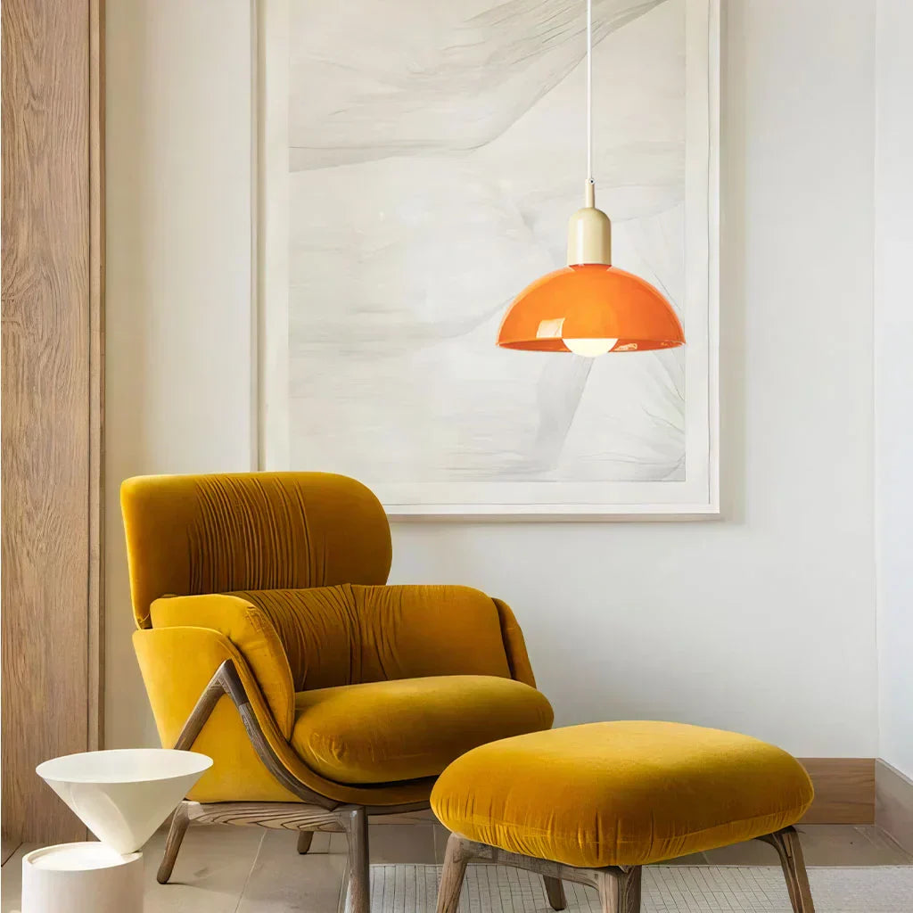 Suspension en Verre LED - Lampe Moderne avec Forme Élegante, Éclairage LED, 40W