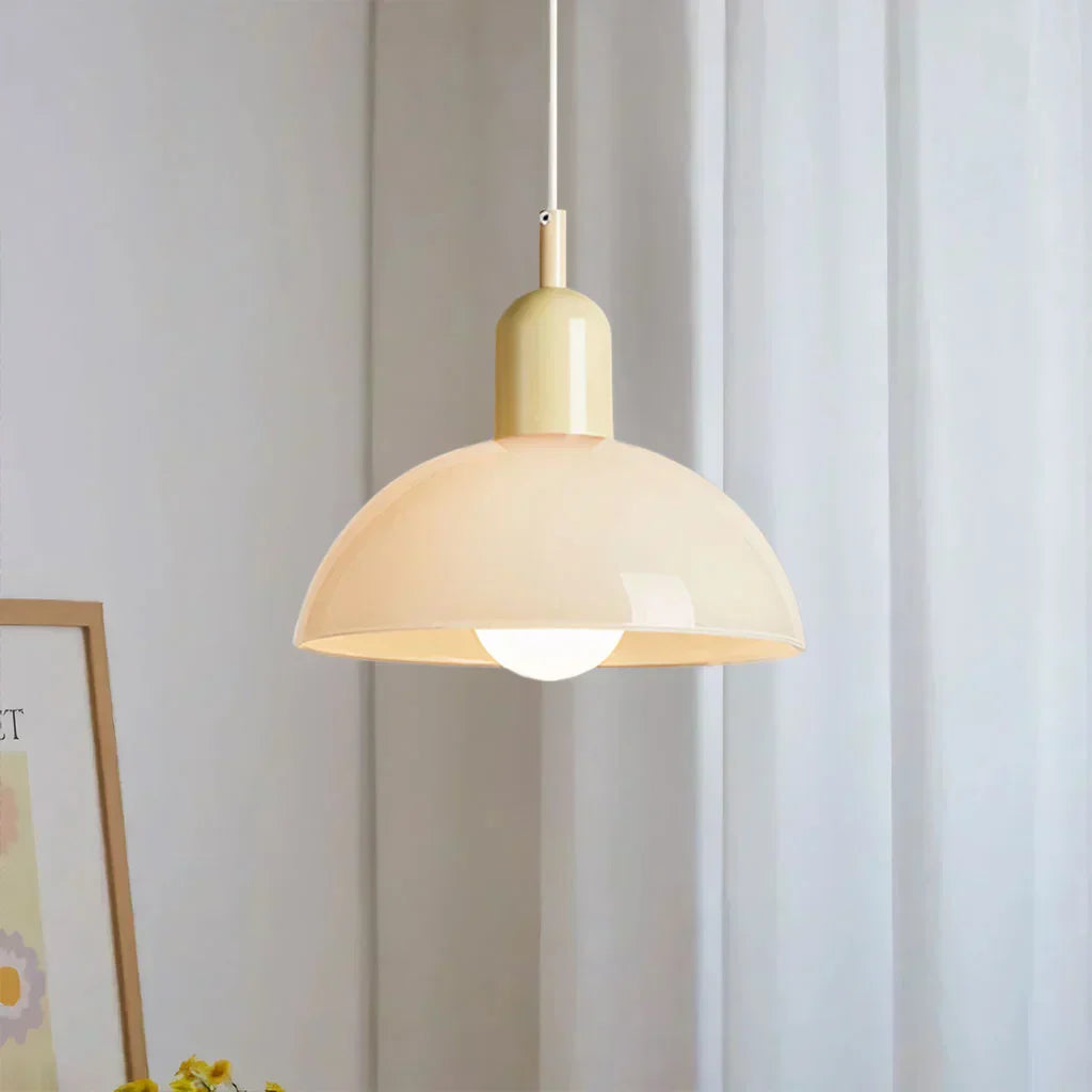 Suspension en Verre LED - Lampe Moderne avec Forme Élegante, Éclairage LED, 40W