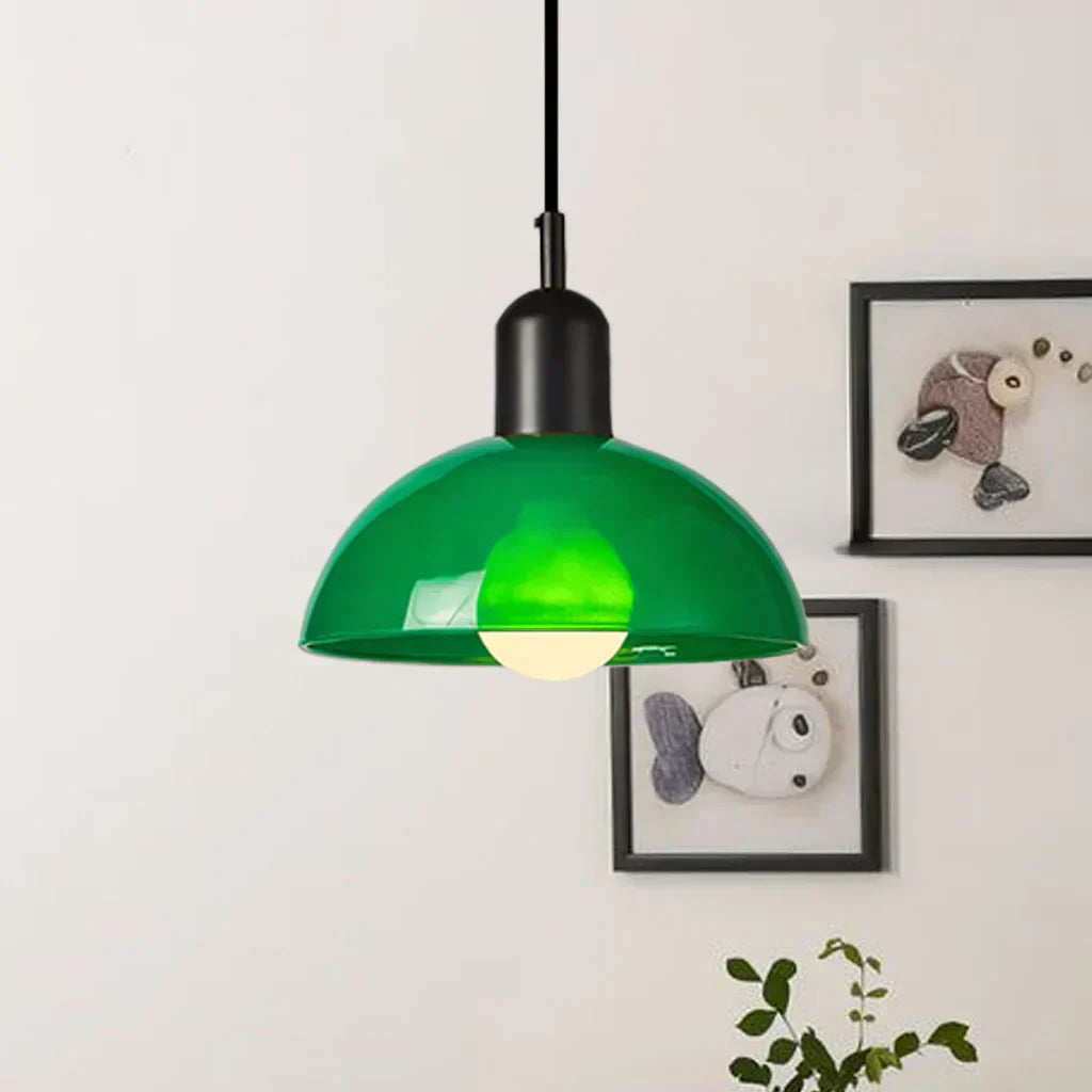 Suspension en Verre LED - Lampe Moderne avec Forme Élegante, Éclairage LED, 40W