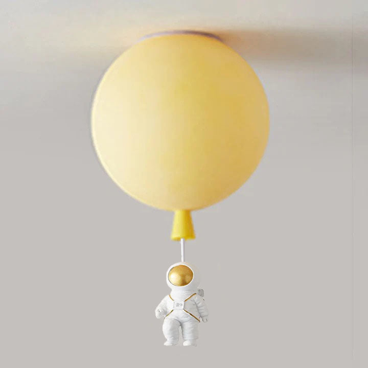 Lampe LED Moderne Lune Astronaute - Suspension Éclairante Unique pour Chambre