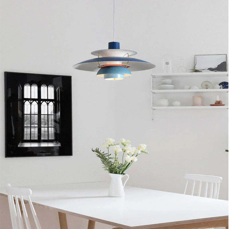Lampe LED Suspendue Morandi – Design Moderne en Métal Coloré