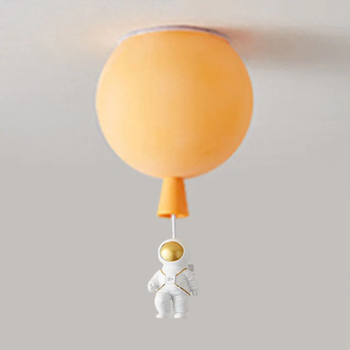 Lampe LED Moderne Lune Astronaute - Suspension Éclairante Unique pour Chambre