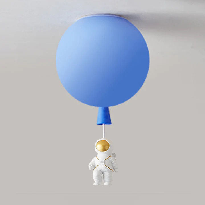 Lampe LED Moderne Lune Astronaute - Suspension Éclairante Unique pour Chambre