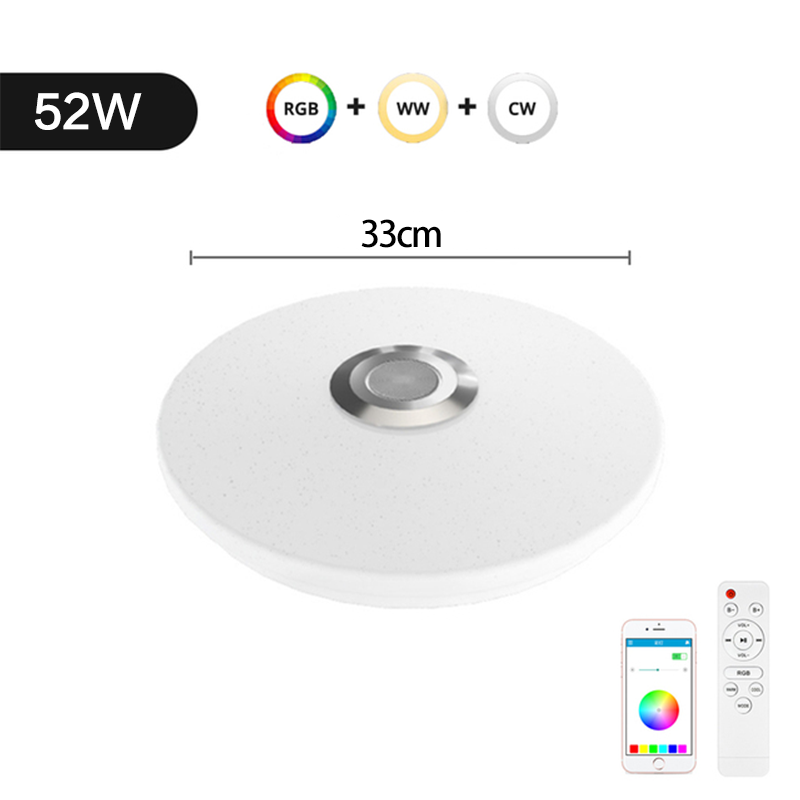 Plafonnier Smart Modern RGB - Éclairage Dynamique et Multicolore avec Contrôle Smartphone