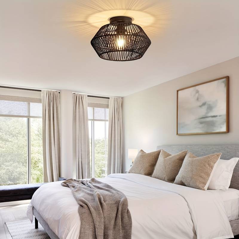 Suspension Bohémienne - Lampe Artisanale pour un Style Éclectique et Chaleureux