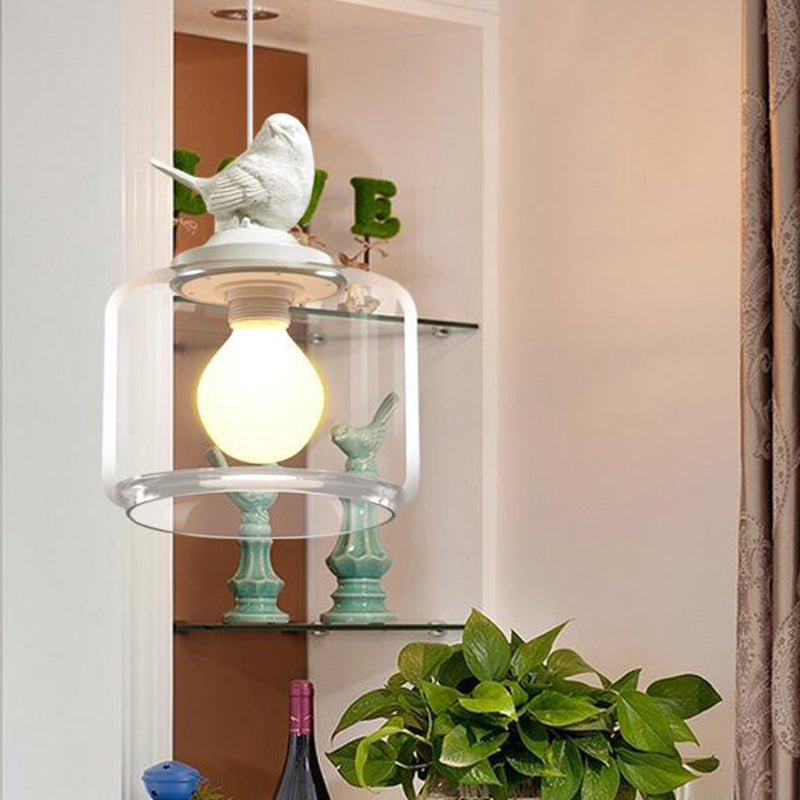 Suspension Élégante à Motif Oiseau – Design Naturel et Moderne