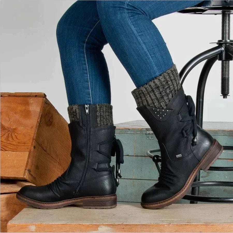 Bottes Orthopédiques PosturaBoots – Confort Hiver, Correction de Posture, Semelle Antidérapante