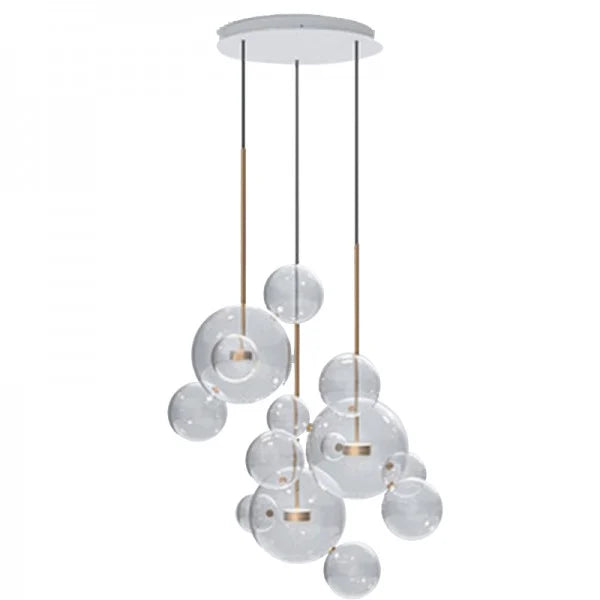 Suspension Bolle - Lampe Moderne en Forme de Boule avec Éclairage LED Élégant
