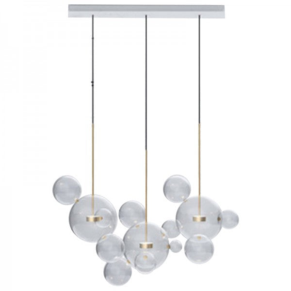 Suspension Bolle - Lampe Moderne en Forme de Boule avec Éclairage LED Élégant