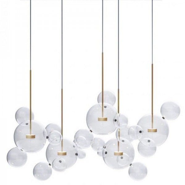 Suspension Bolle - Lampe Moderne en Forme de Boule avec Éclairage LED Élégant