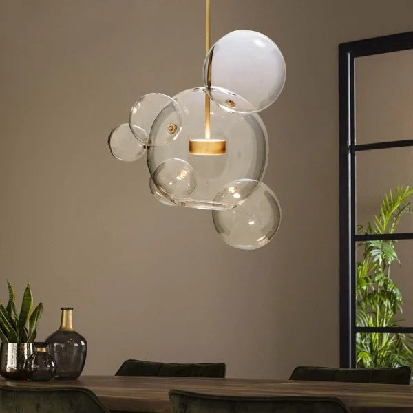 Suspension Bolle - Lampe Moderne en Forme de Boule avec Éclairage LED Élégant