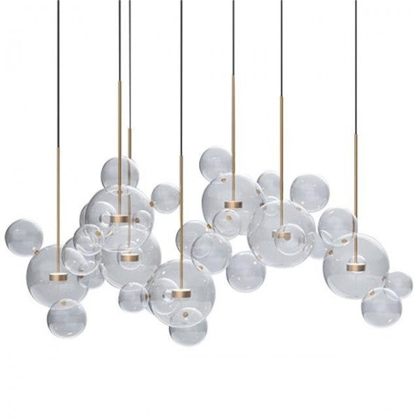 Suspension Bolle - Lampe Moderne en Forme de Boule avec Éclairage LED Élégant