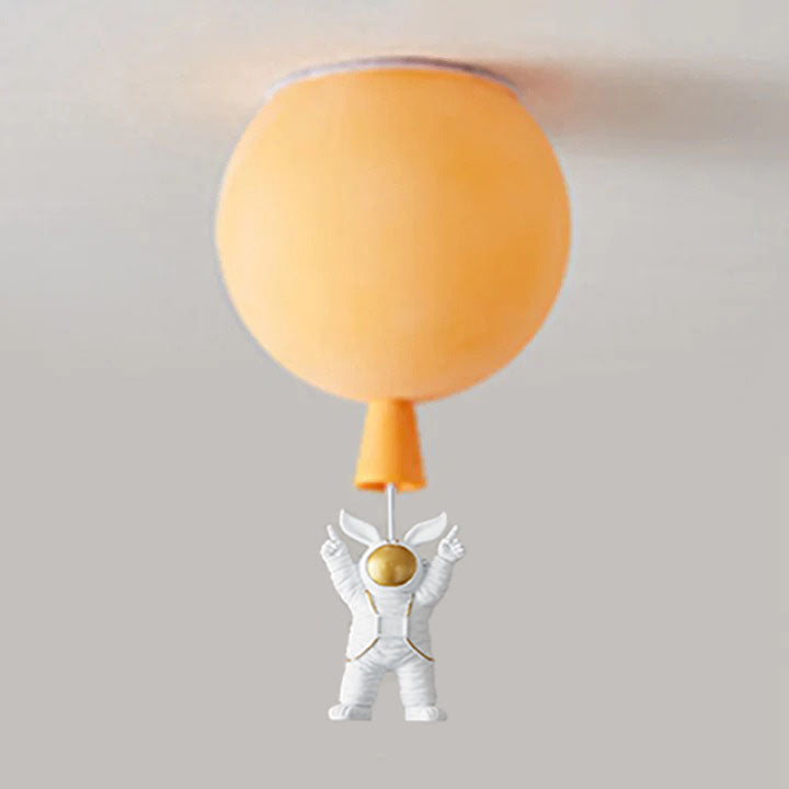 Lampe LED Moderne Lune Astronaute - Suspension Éclairante Unique pour Chambre