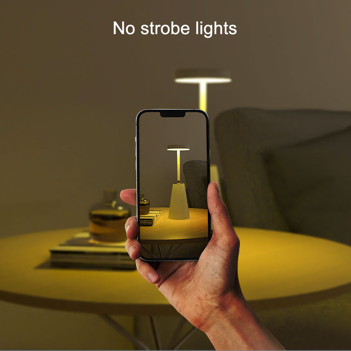 Lampe de Table LumiFlex Sans Fil - Lampe LED Dimmable avec Fonction Mémoire et Chargement USB