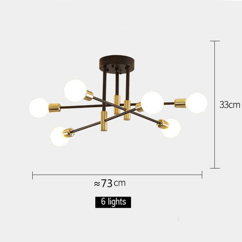 Suspension ORBITA – Éclairage Moderne en Métal avec Ampoule LED E27