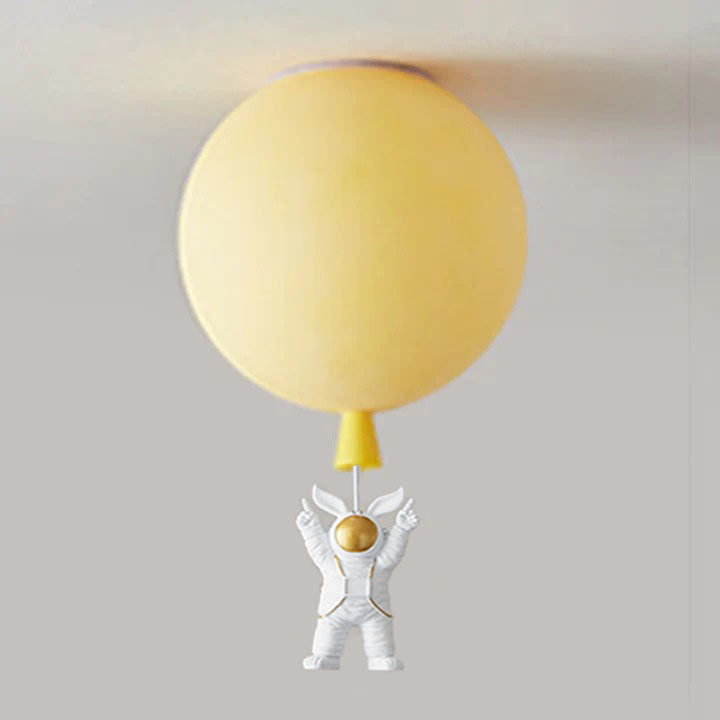 Lampe LED Moderne Lune Astronaute - Suspension Éclairante Unique pour Chambre
