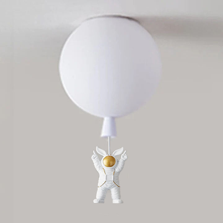 Lampe LED Moderne Lune Astronaute - Suspension Éclairante Unique pour Chambre