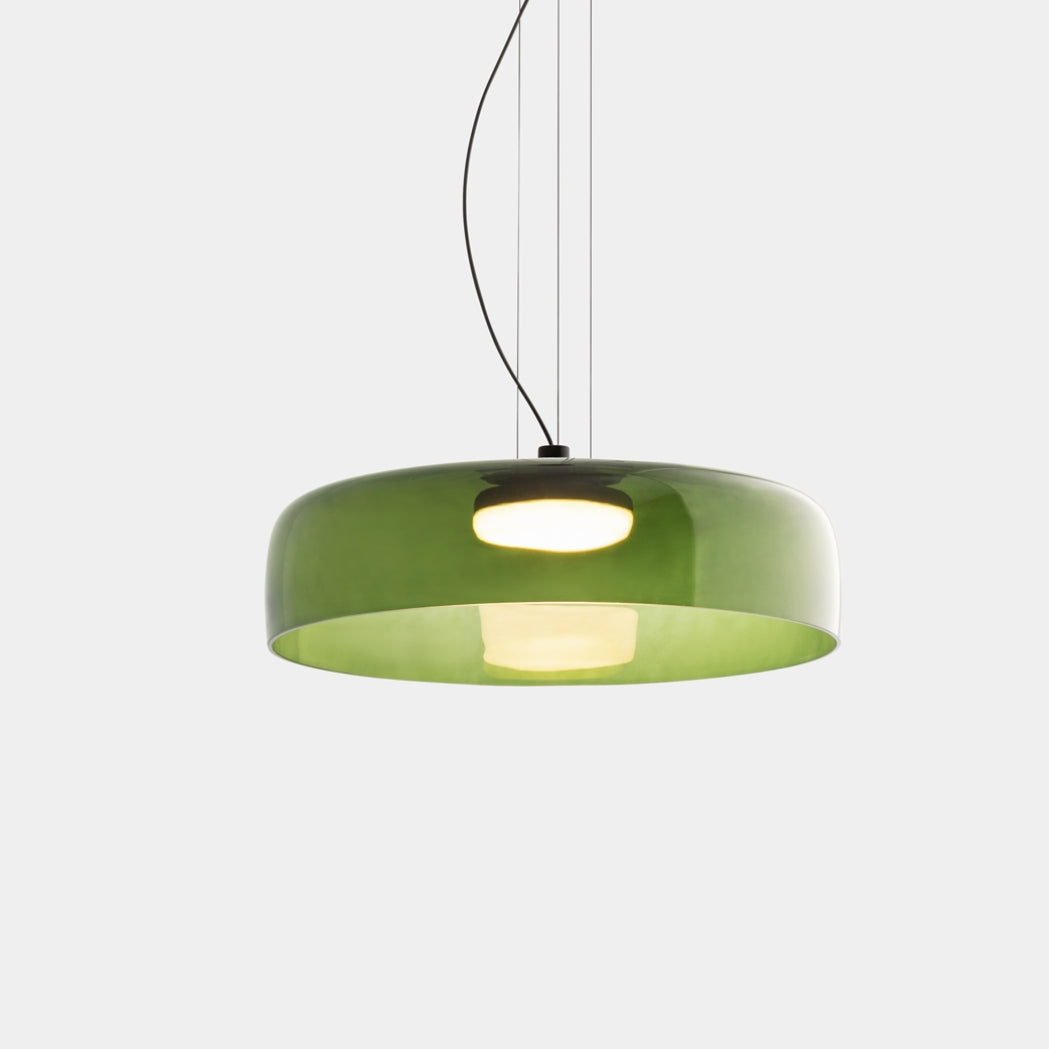 Suspension Moderne en Métal et Verre - Lampe Élégante pour Cuisine et Salle à Manger