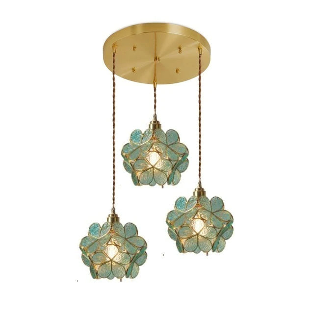 Suspension Pétale en Verre - Élégance Moderne et Design Vintage pour Votre Intérieur