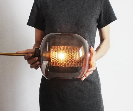 Suspension en Verre Savannah – Lampe Pendante LED Moderne pour Intérieur