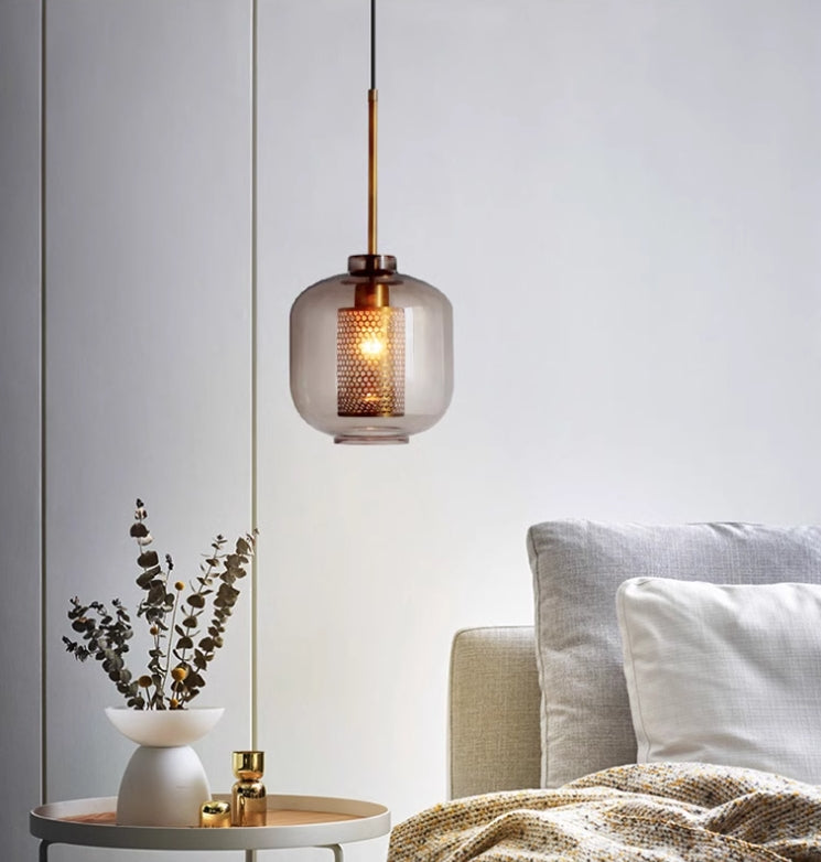 Suspension en Verre Savannah – Lampe Pendante LED Moderne pour Intérieur