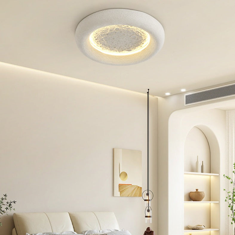 Lampe Murale Moderne Luxe Circulaire en Résine - Éclairage Élégant pour Hôtel et Salon