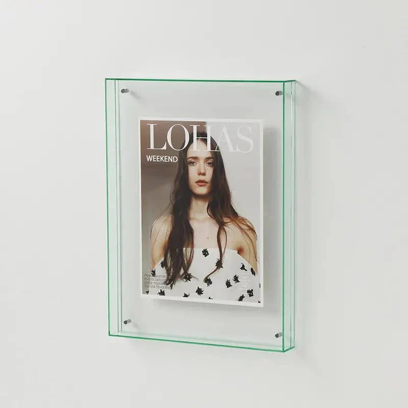 PrismFrame | Cadre photo décoratif en acrylique transparent de couleur vive