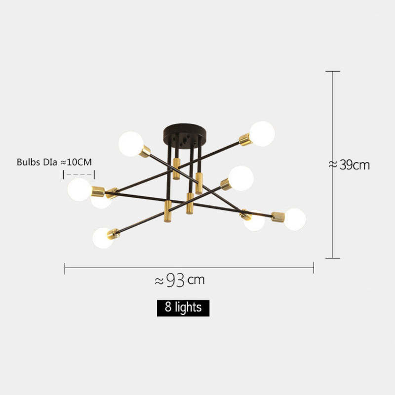 Suspension ORBITA – Éclairage Moderne en Métal avec Ampoule LED E27