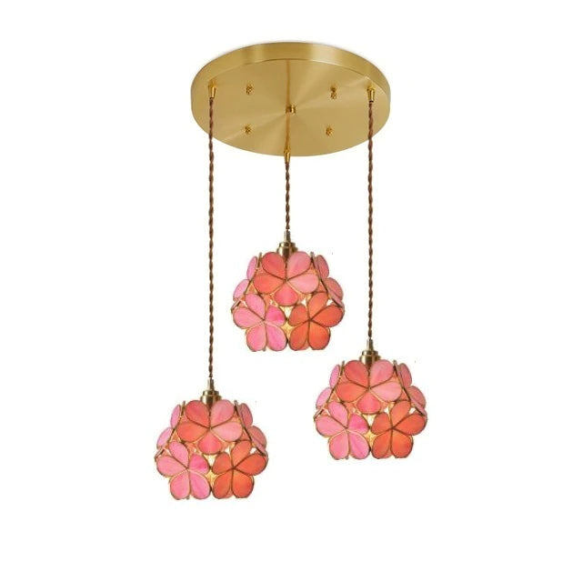 Suspension Pétale en Verre - Élégance Moderne et Design Vintage pour Votre Intérieur