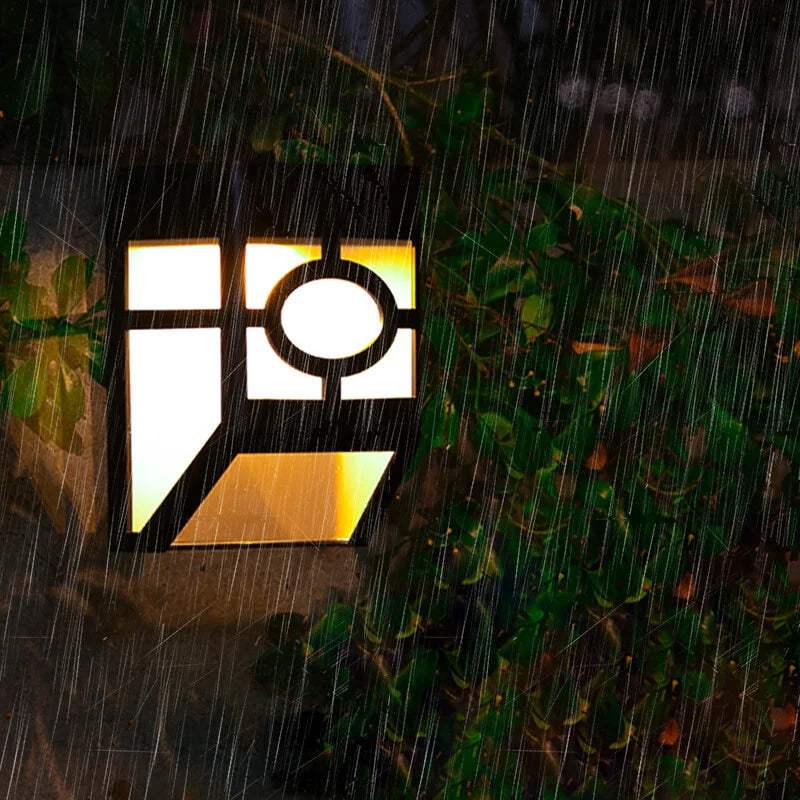Lumière Solaire LED Murale – Éclairage Extérieur Élégant et Résistant aux Intempéries
